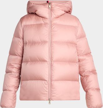 Moncler Feligule Hooded Short Down Jacket