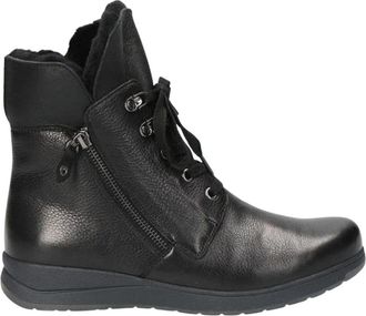 Caprice black casual closed booties - Dames - Veterlaarzen - Zwart - 36 EU - Schoenen
