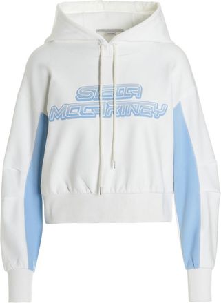 Stella McCartney White Graphic Logo Hoodie
