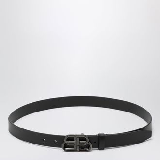 Balenciaga Cintura sottile BB in pelle di vitello nera