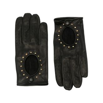 Ernest W. Baker Accessoires, Heren, Zwart, L, Suède, Zwarte leren handschoenen Gl 01G
