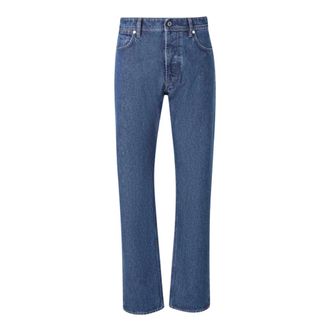 Stone Island Regular Straight Jeans - Heren - Regular Fit Jeans - Blauw - W31 - Katoen - Jeans