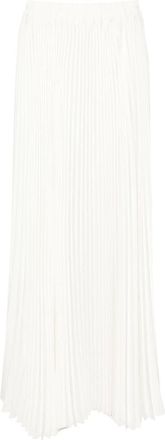 Styland high-waist pleated midi skirt - women - Polyester - M - White