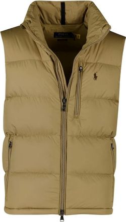 Polo Ralph Lauren Jassen, Heren, Bruin, XL, Polyester, Bodywarmer