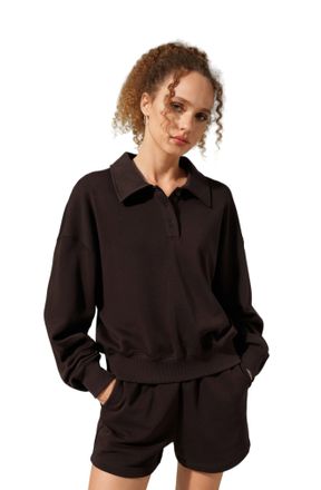 LilySilk Womens Heirloom 89 Polo Sweatshirt
