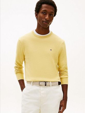 Tommy Hilfiger Flag Embroidery Crew Neck Jumper