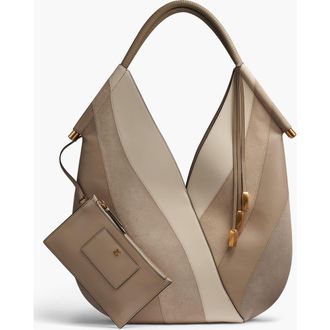 DKNY Baldwin Curve Pieced Large Shoulder in Neutral Multi at Nordstrom