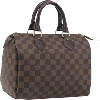 Louis Vuitton Pre-owned Speedy 25 Hand Bag - Dames - Vintage Handtas - Bruin - ONE Size - Leer - Vintage