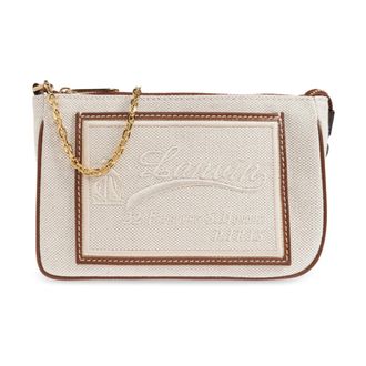 Lanvin Cross Body Bags, female, Beige, Size: ONE SIZE Compagnon Shoulder Bag
