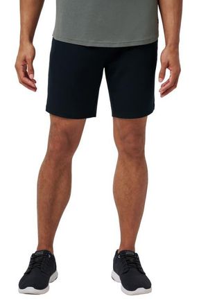 Travis Mathew Fibercloud Drawstring Shorts in Black at Nordstrom, Size Medium