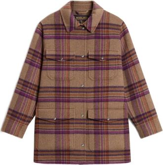 Woolrich Lichtgewicht jas - Dames - Jassen - Bruin - Maat: L Wol