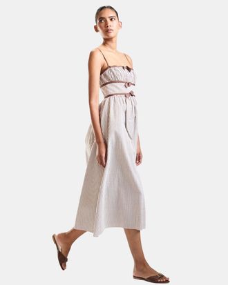 Cynthia Rowley Seersucker Midi Dress