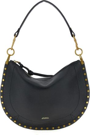 Isabel Marant Oskan Soft Zip Bag - Dames - Schoudertassen - Zwart - ONE Size - Leer - Tassen