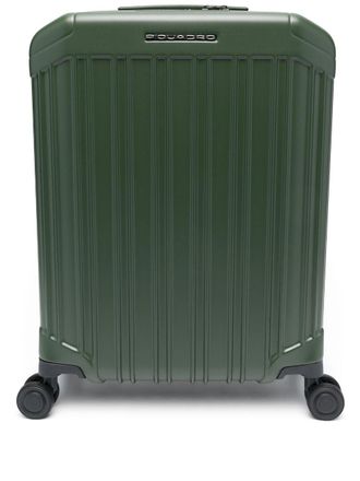 Piquadro PQ-Light logo-lettering luggage - men - Polycarbonite - OS - Green