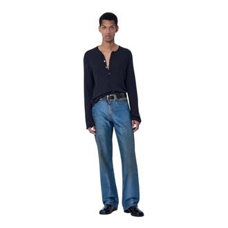 Our Legacy Loose-fit Jeans, male, Blue, Size: W30 Carlson Cut Jeans