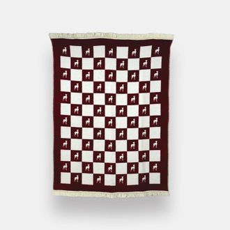 OEM Manta De Algod&oacute;n Iggy Burgundy Lola