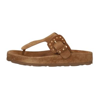Stefano Lauran Schoenen, Dames, Bruin, 42 EU, Su&egrave;de, Dk 5668 Su&egrave;de Slippers