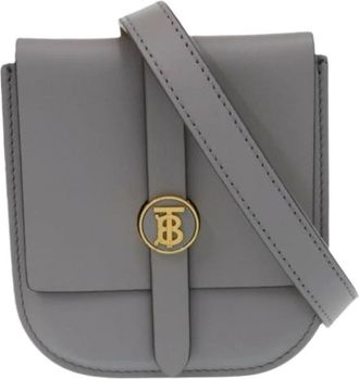 Burberry Pre-owned Fanny Pack Pouch - Dames - Vintage Heuptassen - Grijs - ONE Size - Leer - Vintage