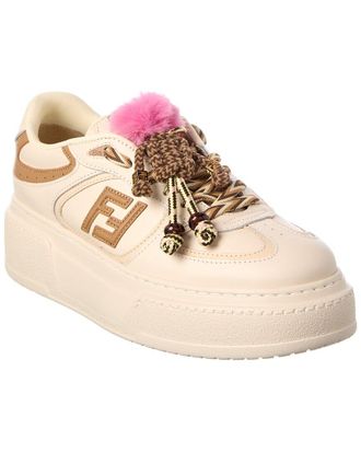 Fendi Fendi Match Leather Platform Sneaker