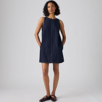 Levi's 90s Shift Dress - Womens - XS - Blue