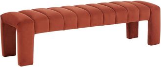 Safavieh Couture Bellissima Channel Tufted Bench