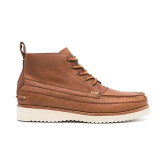 Ralph Lauren Schoenen, Heren, Bruin, 41 EU, Leer, Lace-up Boots