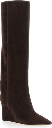 Jimmy Choo London Womens Boots Blake Kb 85 Brown Lamb Leather