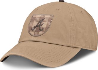 Nike Atlanta Braves Statement Nike Mens MLB Adjustable Hat in Brown | NB010JHTAW-NQB