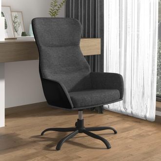 vidaXL Sill&oacute;n De Relax De Tela Gris Oscuro Vidaxl