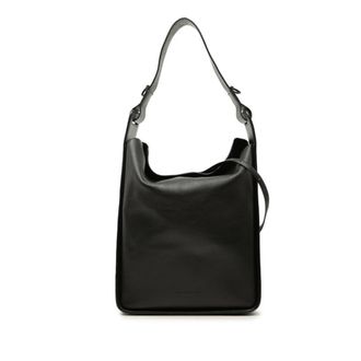 Balenciaga Black Leather Shoulder Bag Tote Bag (Pre-Owned)
