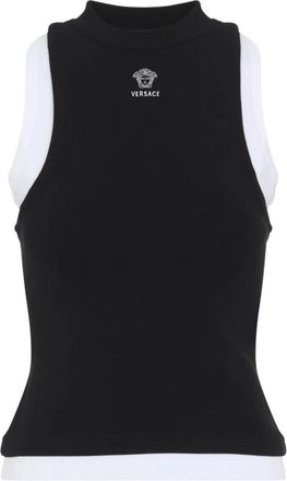 Versace Donna, Top, Nero, M, new
