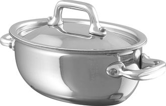 Bloomingdale's MMinis Oval Cocotte With Lid, 4.7 Inch