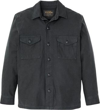 Filson Field Jac-Shirt Reverse Sateen - - Jackets - Uomo - Nero - M