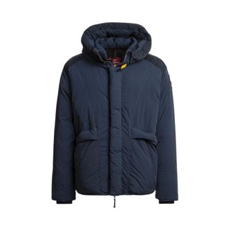 Parajumpers Percival donsjack met capuchon - Heren - Jassen - Blauw - Maat: 3XL Nylon