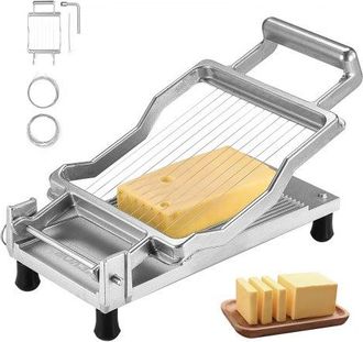 OEM K&auml;seschneider Mit Draht, 0,39 Und 0,78 Cheeser Butterschneideklinge, Abnehmbarer K&auml;sehobeldraht, Kommerzieller K&auml;sehobel Aus Aluminiumlegierung Mit Me
