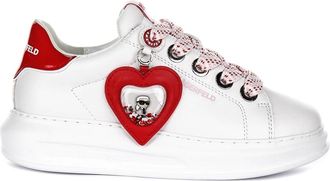 Karl Lagerfeld Kapri Valentine In White Red For Women