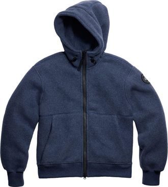 Canada Goose Chilliwack Kind Fleece Hooded Bomber Jacket in Oxford Navy - Marine Oxford at Nordstrom, Size Xx-Large