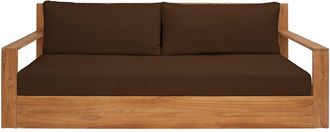 Safavieh Couture Kauai Brazil Teak Patio Sofa