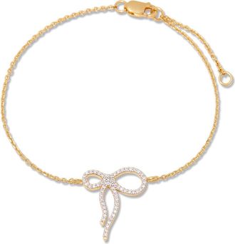 Brook & York Adeline Bow Bracelet in Gold at Nordstrom