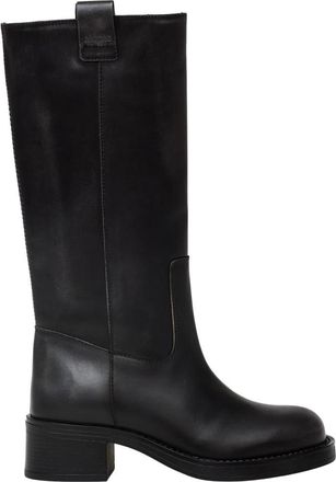 Alohas Sajan Hoge Laarzen - Dames - Hoge Laarzen - Zwart - 35 EU - Leer - Schoenen