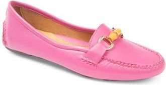 Patricia Green Jillian Driving Loafer in Hot Pink Leather at Nordstrom, Size 8.5