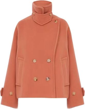 Chlo&eacute; H26 Jas - Dames - Mantel - Roze - S - Katoen - Jassen