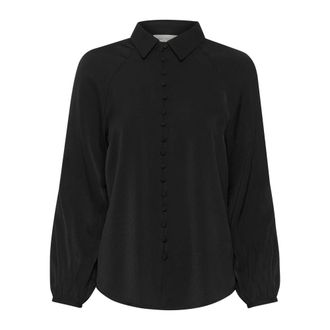 Inwear Overhemden, Dames, Zwart, M, Elegante Zwarte Blouse