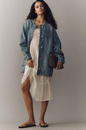 Pilcro Mid-Length Denim Chore Jacket
