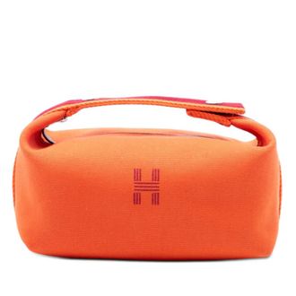 Herm&egrave;s Pre-owned Hermes Small Toile Bride A Brac Case Ladies 381OWPSBORZI9C6I