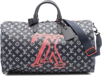 Louis Vuitton Borsone 50 Keepall Bandouliere - Blu