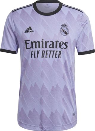 adidas Real Madrid 22/23 Away Authentic Jersey Asia Sizing Purple H18492