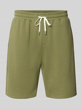 Scotch & Soda Shorts mit Label-Badge und elastischem Bund in Grass, Gr&ouml;&szlig;e XXL