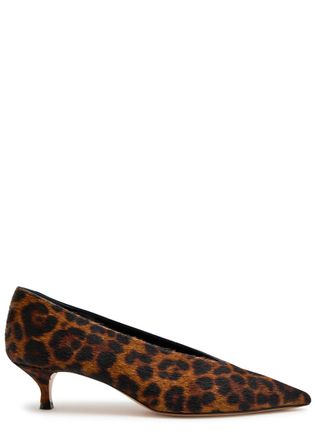 Le Monde Beryl LE Monde Beryl Babouche 40 Leopard Calf-hair Pumps