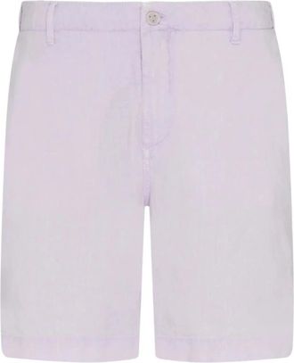 Vilebrequin Brad Bermuda Shorts - Heren - Korte Broeken - Roze - XL - Linnen - Korte Broeken